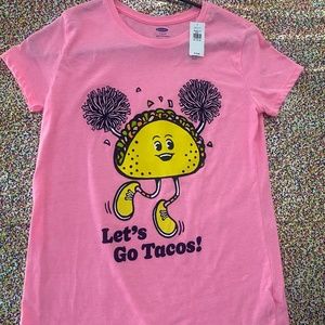 Girls “Let’s Go Tacos” shirt.